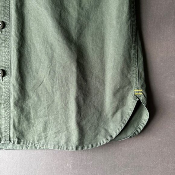 LL Bean Todd Snyder Mens Green Patchwork Camping Fishing Outdoor Shirt Jacket - Picture 10 of 11